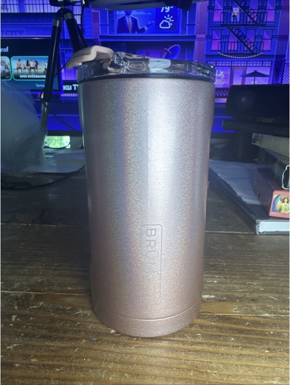 BruMate Pink Vacuum Insulated Stainless Steel Lidded Cup Excellent condition